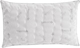 Biancheria da letto italiana MB Home Italia, cuscino, bioceramica, grigio chiaro, 45 x 75 cm Cuscini standard Naty Shop Termocontrol