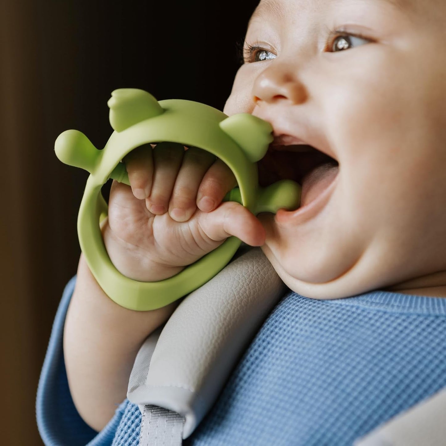 Guanti da dentizione Nuby - Silicone | Giocattolo per la dentizione del koala | Giocattolo sensoriale | 3+ mesi