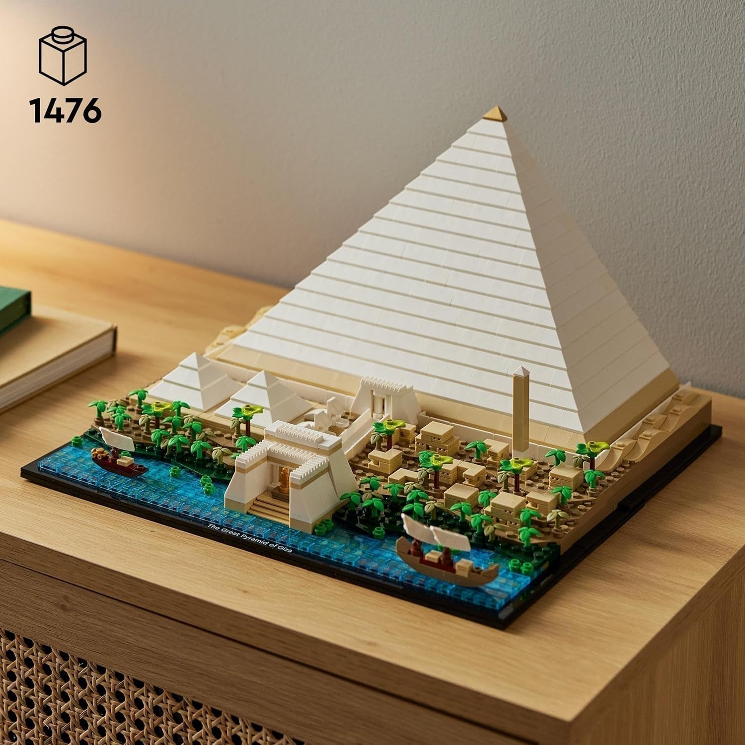 LEGO 21058 Architecture La Piramide di Cheope Kit di costruzione per l'artigianato come hobby creativo, Idea regalo per adulti, uomini, donne, madre, padre, attività creativa, collezione di monumenti famosi Set di costruzione Besuche den LEGO-Store