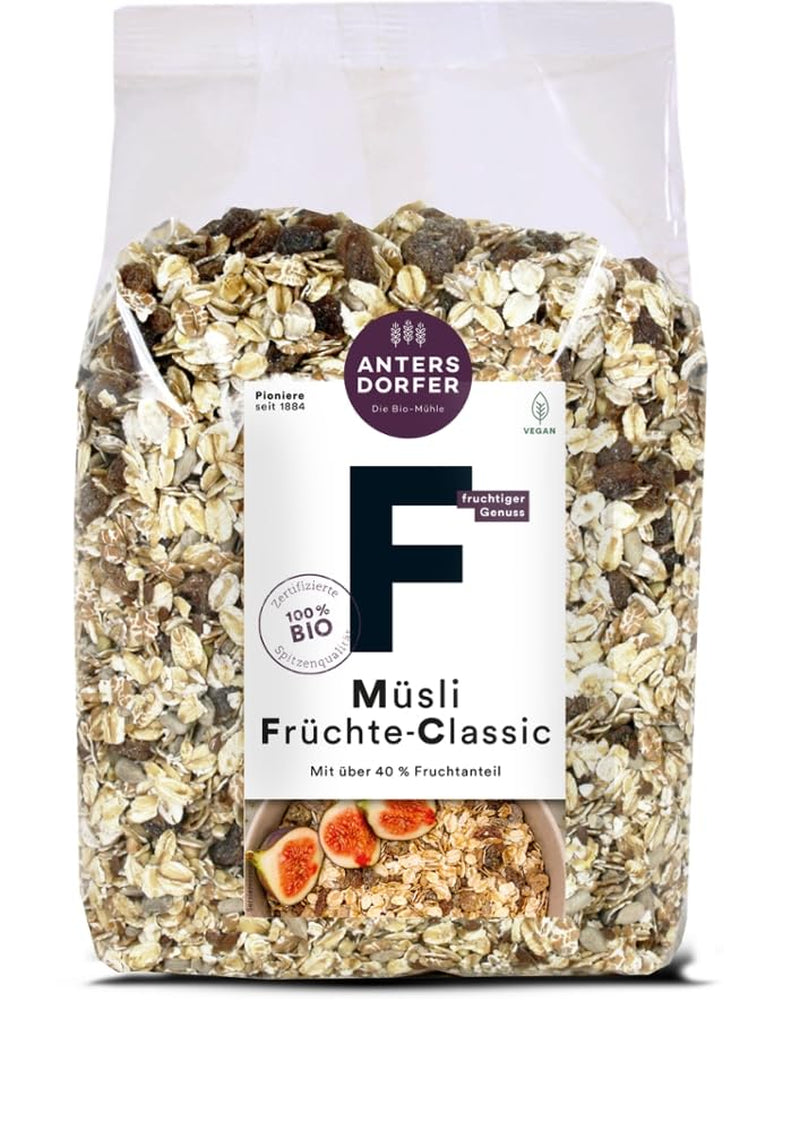 Muesli classico con frutta, 1 kg