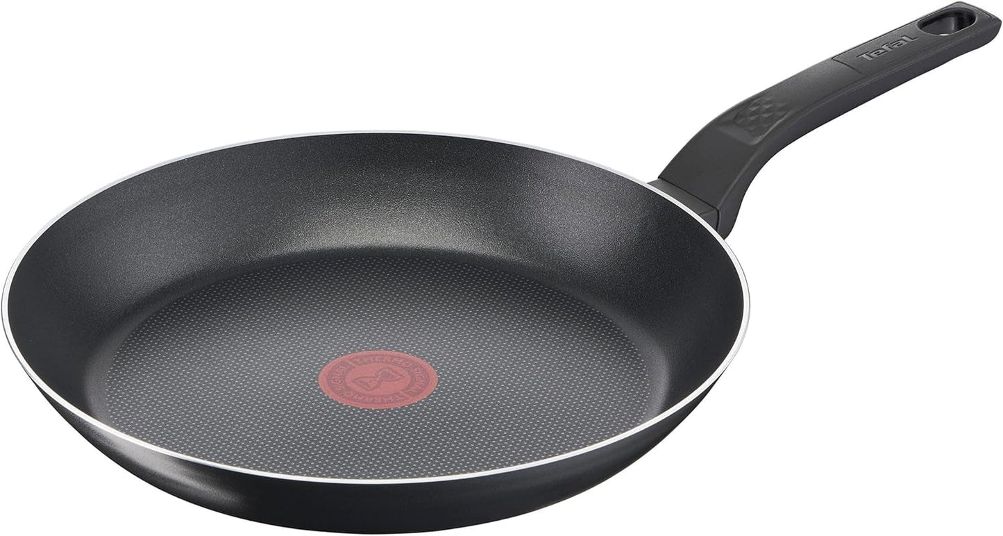 Tefal Easy Cook & Clean, rivestimento antiaderente, indicatore di temperatura, sconsigliato per induzione Pentole e Padelle Naty Shop Padella 32 Cm