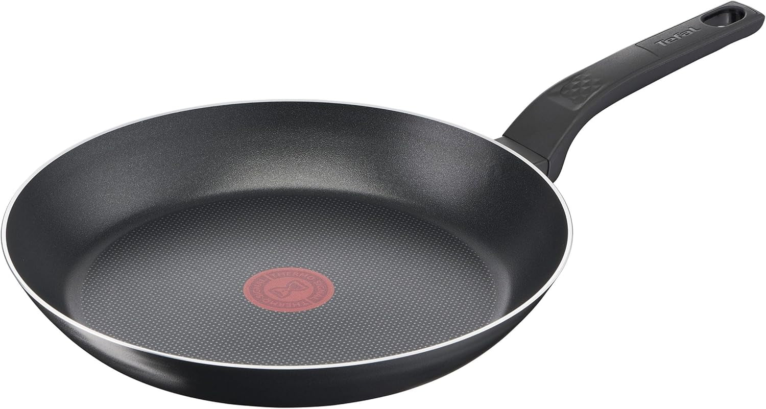Tefal Easy Cook & Clean, rivestimento antiaderente, indicatore di temperatura, sconsigliato per induzione Pentole e Padelle Naty Shop Padella 32 Cm