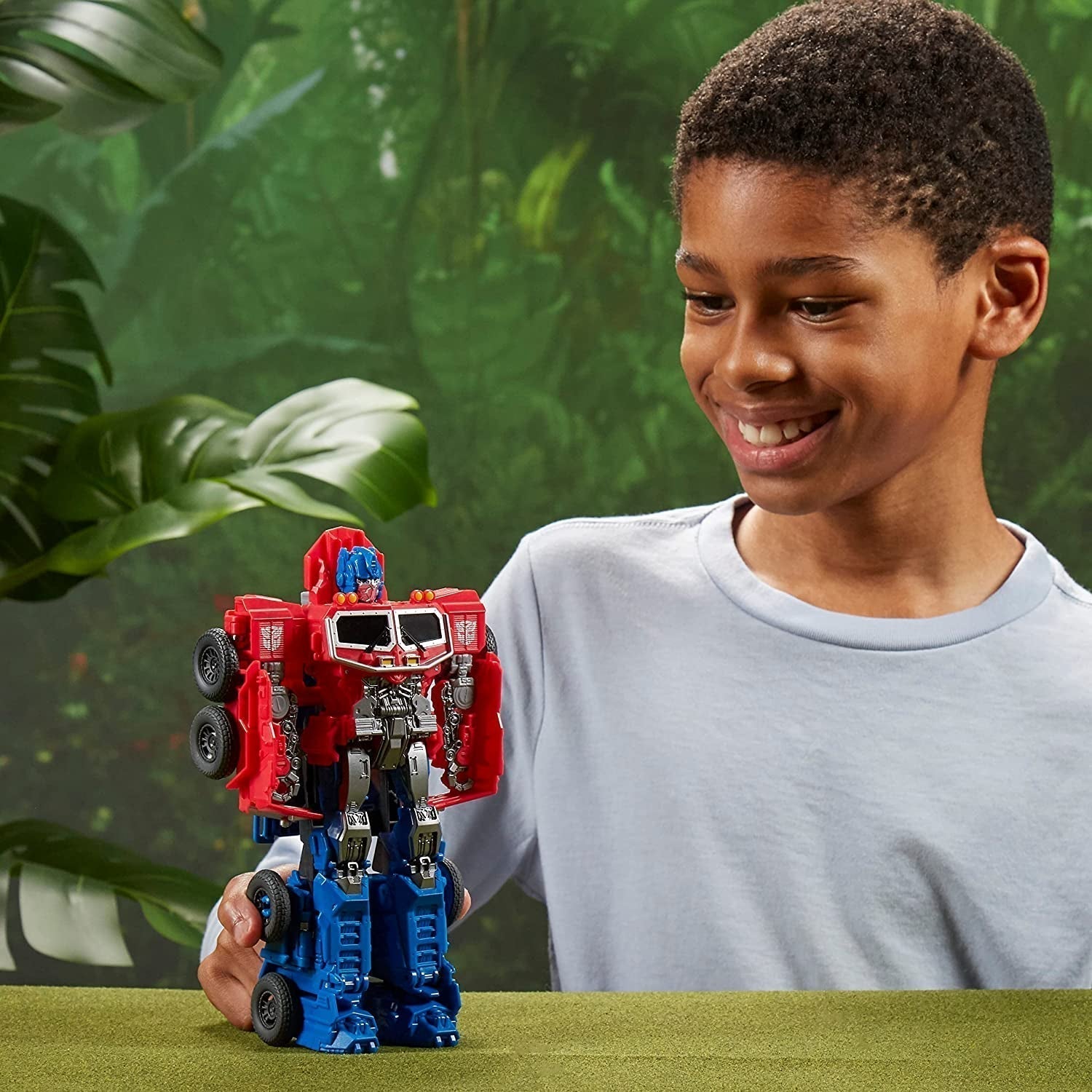 Giocattoli Transformers per il film L'Ascesa delle Bestie, Smash Changer Optimus Prime personaggio da 6, 22,5 cm Action figures Naty Shop