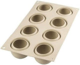 Silikomart, Stampo per Torte Tartufo in silicone, 8 Porte Singole, Ø 62 H 52 mm Cucina Naty Shop