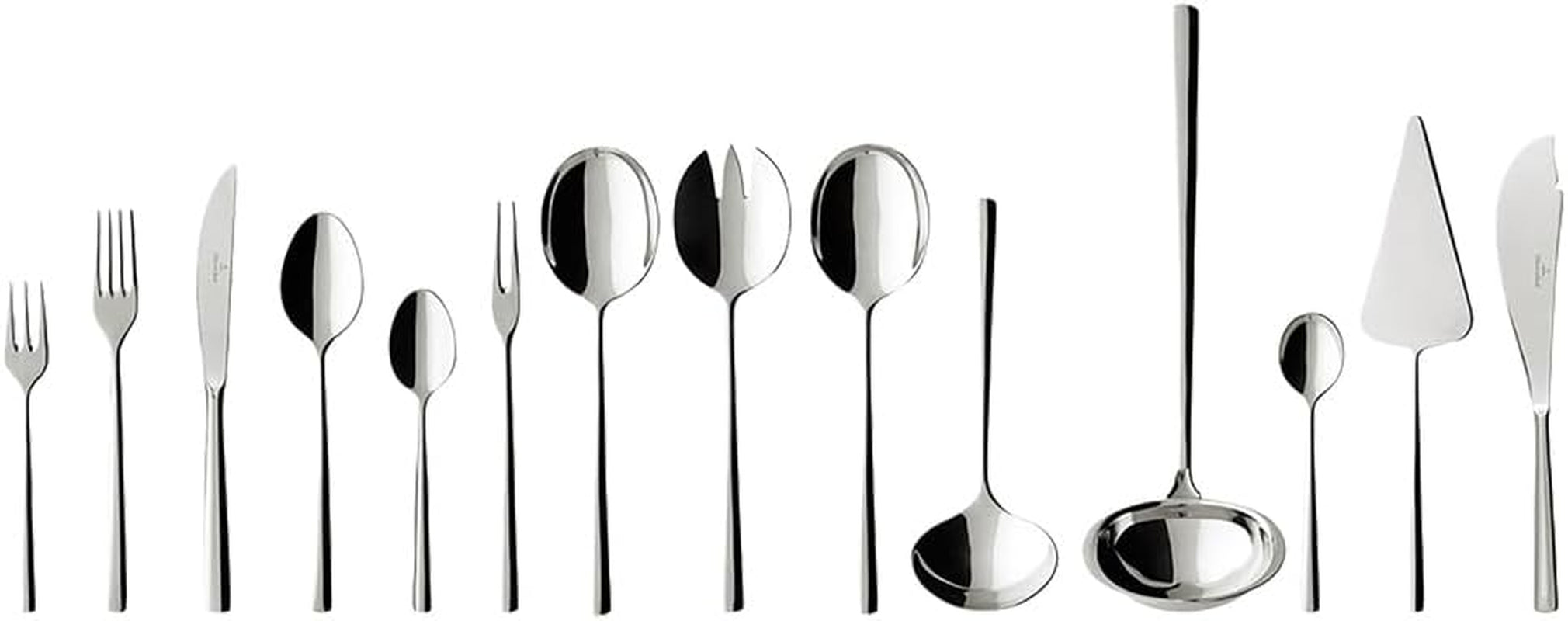 Villeroy & Boch Villeroy And Boch Piemonte Posate fino a 12 persone, 70 pezzi, acciaio inox Kitchen Naty Shop