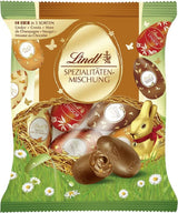 Miscela speciale di cioccolato | 2x180 g | Uova di latte intero in cinque varietà con e senza alcool (Uova Marc de Champagne e tartufi di cioccolato | 3 x 90 g)