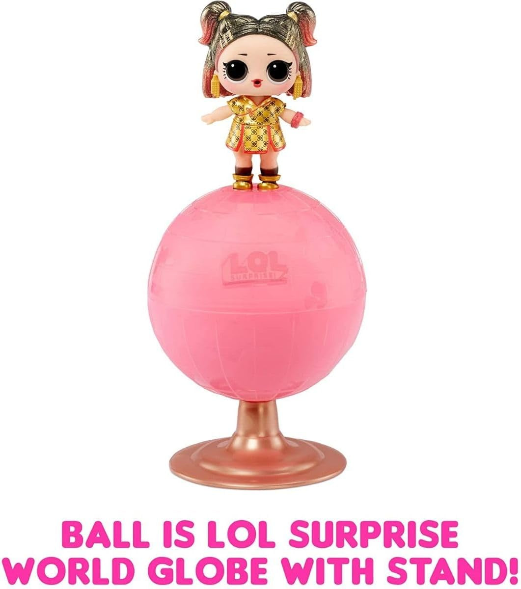 LOL Sorpresa! World Travel Tots - Bambola alla moda con 8 sorprese - Messaggio segreto, moda, accessori e altro - Assortimento casuale da collezione - Regalo per bambini dai 4 anni in su