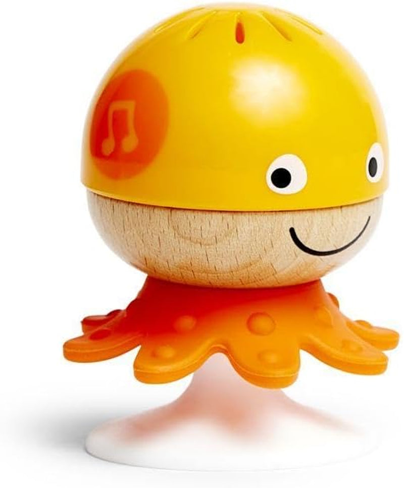 Set sonaglio con ventosa Hape | Tre animali con elementi di dentizione, tartaruga, polpo e balena | Giocattolo didattico da 0 mesi Bebe Toys Naty Shop