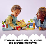 LEGO DUPLO Il mio primo mercato biologico, set negozio di giocattoli per ragazzi e ragazze, giocattolo educativo per bambini a partire da 1,5 anni, accessori per frutta e verdura 10983 Set da costruzione Besuche den LEGO-Store