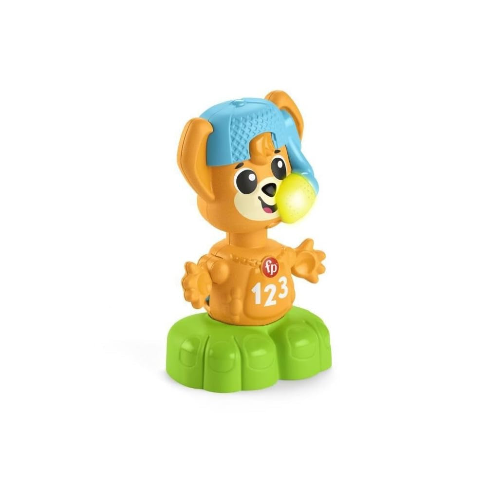Fisher-Price Sync Squad giocattolo contatore volpe, giocattolo per neonati e bambini piccoli con musica e luci interattive, da 9 mesi, versione francese, HYK94 Jucarii Bebe Naty Shop