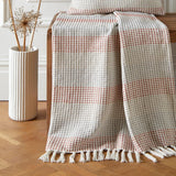 Copriletto Loft Reva, 100% cotone riciclato, 130 X 180 cm, Letti e coperte Paprika Appletree Paprika 130Cm X 180Cm