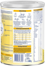 BEBA PRE Latte Iniziale dalla Nascita, Alimenti per Bambini con DHA, Solo Lattosio, Senza Olio di Palma, Confezione 3 (3 x 800g) Naty Shop