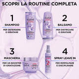 L'Oréal Paris Elvive Hydra Hyaluronic Maschera 72H Booster di Idratazione 300 ml Maschera per capelli Naty Shop