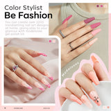 Modelones Set Smalti Gel per Unghie 35 Pezzi, Set Smalti Gel UV con Lampada da 48 W, Set Smalti Gel per Unghie Nude Marrone Bianco Rosa, Set Smalti Gel UV con Base Top Coat Set per Unghie