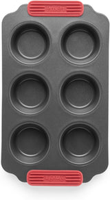 Lékué Muffin-Backform, Antihaftbeschichte, Metall, 6 Mulden Stampi e teglie Naty Shop
