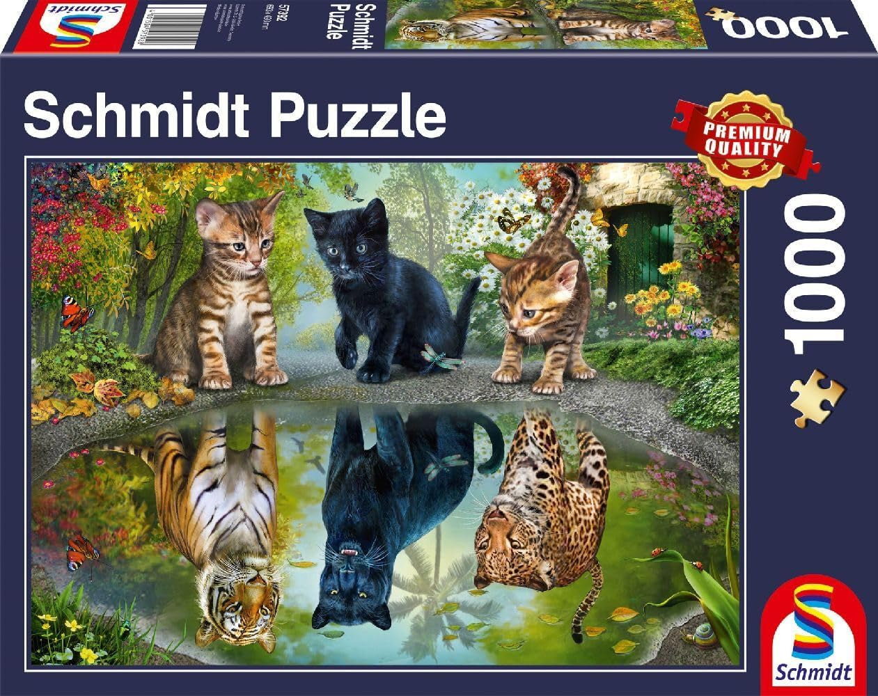 Schmidt Spiele 57392 Dream Big, gatti, puzzle 1000 pezzi Puzzle Naty Shop Titolo predefinito