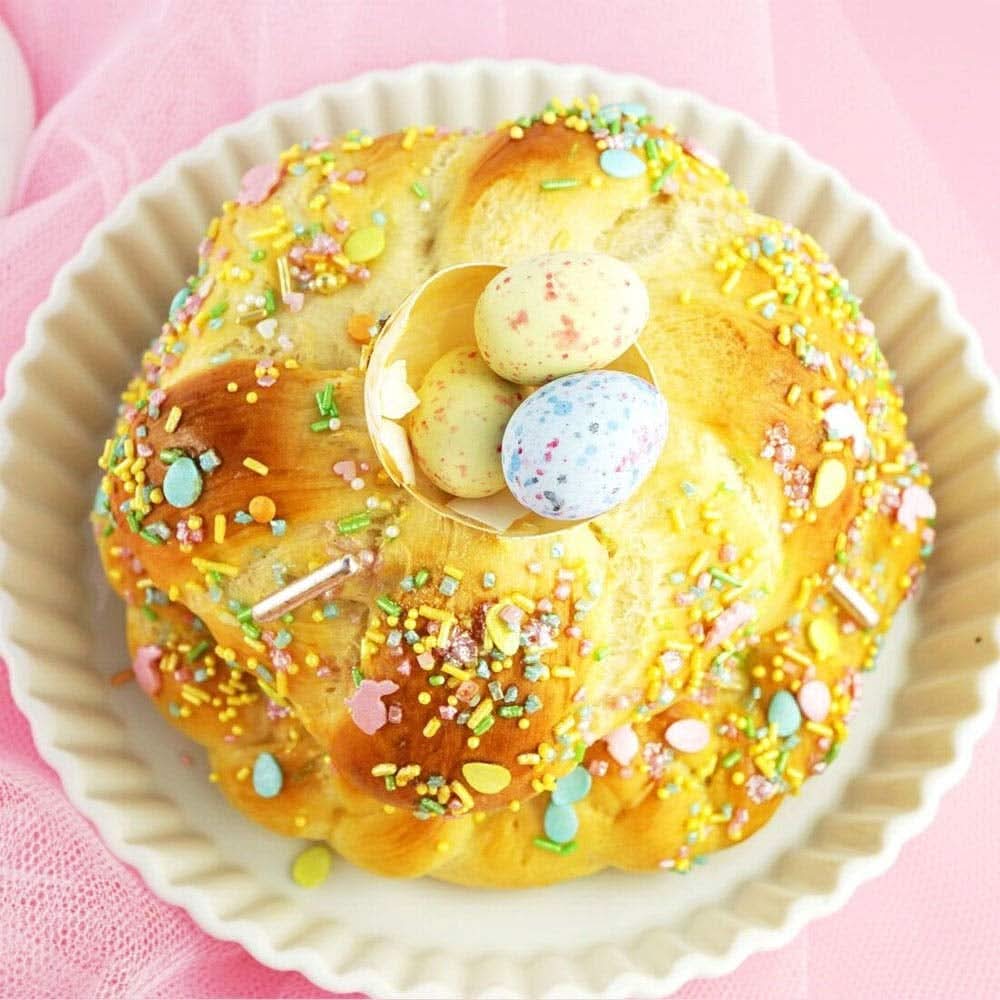 Super Sprinkles, Hoppladihopp, Sprinkles con motivi pasquali, 90 grammi Naty Shop