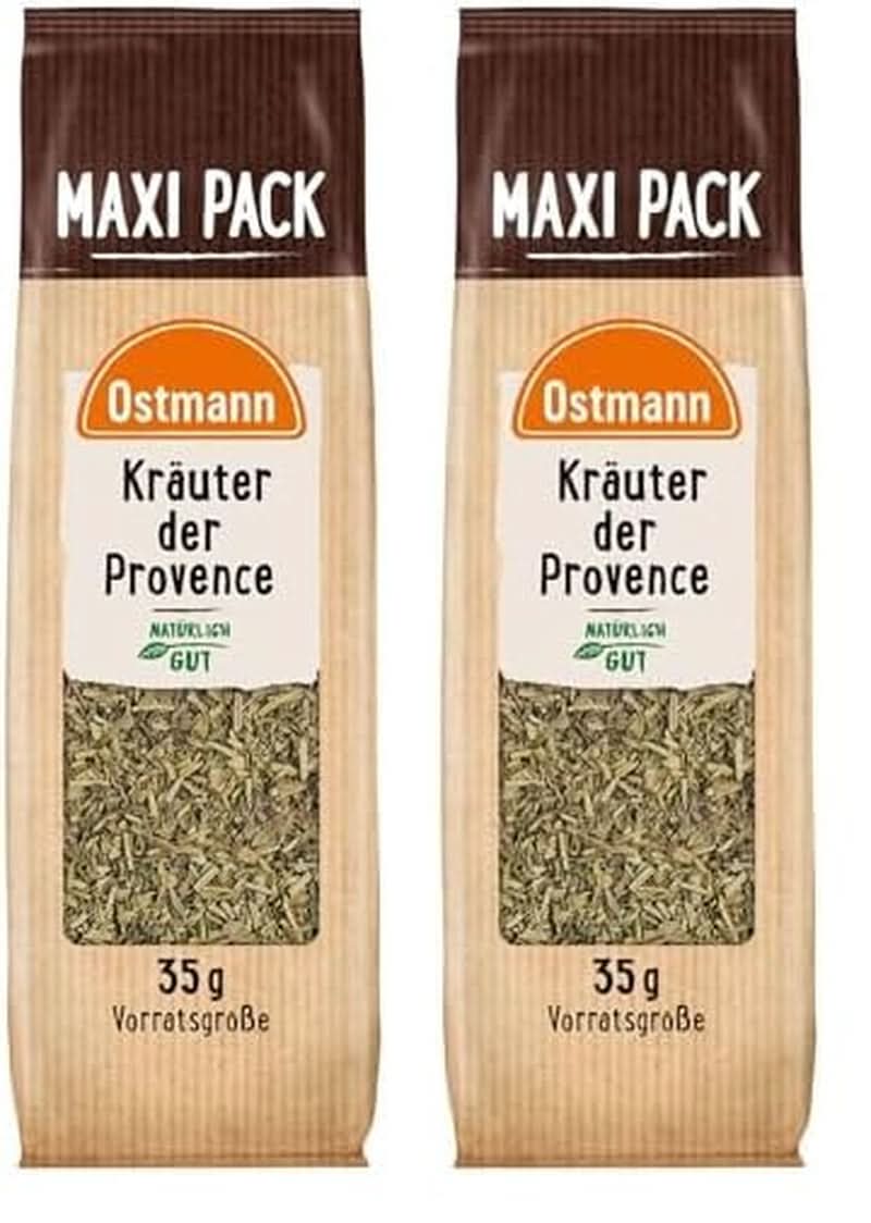 Ostmann, mix di erbe mediterranee per stufati, pizza e pasta, 35 grammi Naty Shop 2 x 35 grammi