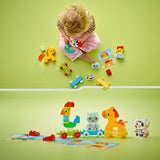 LEGO DUPLO Trenino degli animali, Trenino giocattolo con ruote, Costruzioni creative e ricostruzioni di figure di animali, Giocattolo educativo per i più piccoli, Regalo di compleanno per gli amanti degli animali Ragazze e ragazzi di 1 anno e mezzo 10412 Set da costruzione Besuche den LEGO-Store