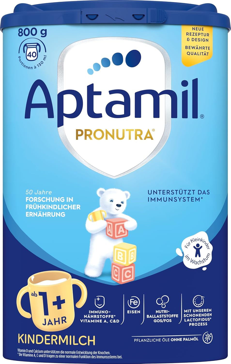 Aptamil Latte Crescita 1 Plus - Latte Crescita da 1 anno - 800g