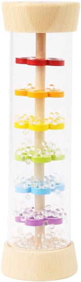 Sonaglio Rainmaker Small Foot "Safari", affascinante giocattolo sensoriale in legno, per bambini a partire da 6 mesi, 12458 Jucarii Bebe Naty Shop Rainmaker