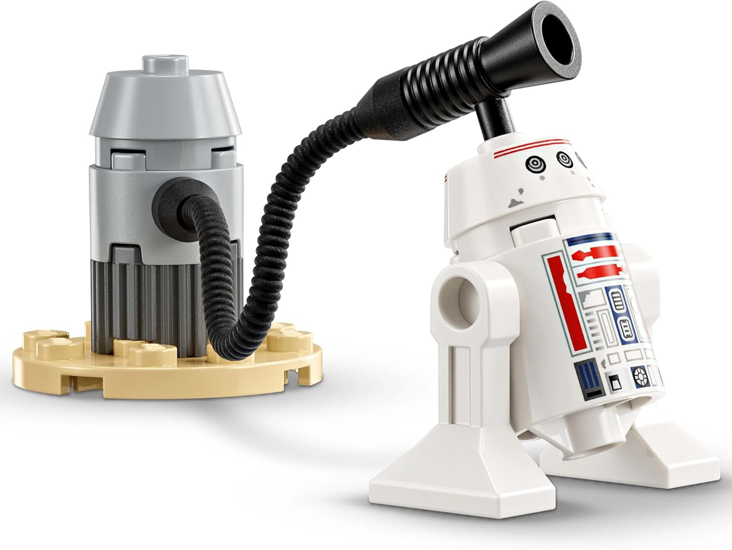 LEGO Star Wars 75410 Mandos e Grogus N-1 Starfighter giocattolo con le minifigure di Mandalorian, Grogu e R5-D4, inclusa colonna costruibile, set iniziale di astronave per ragazzi e ragazze a partire da 4 anni Set di costruzione Beuche den LEGO-Store