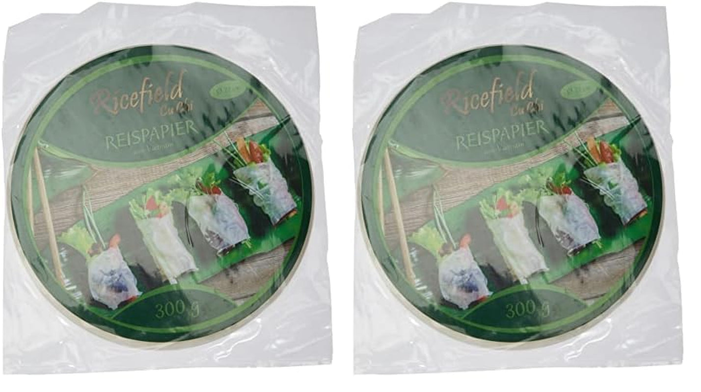 Carta Di Riso Ricefield, Rotonda, 22 Cm, 1 Confezione (300 G)