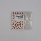 Adesivi per unghie autunnali 3D Adesivi per unghie foglie di zucca Linea geometrica Fiori Adesivi per unghie Design del Giorno del Ringraziamento Adesivi per unghie Autunno Zucca per unghie Accessori per unghie Nail Art