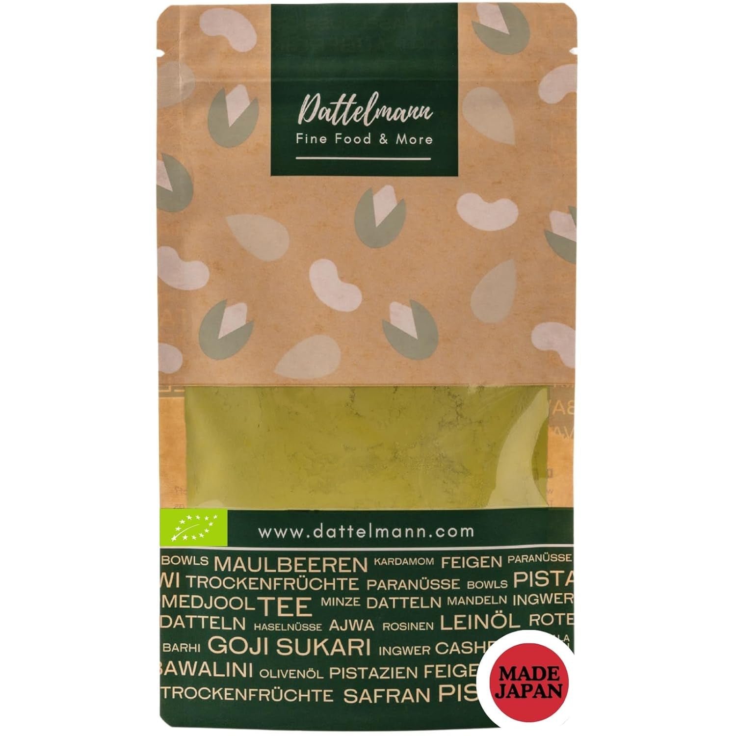 DATTELMANN® - Tè Matcha biologico in polvere 100 g – Originale dal Giappone