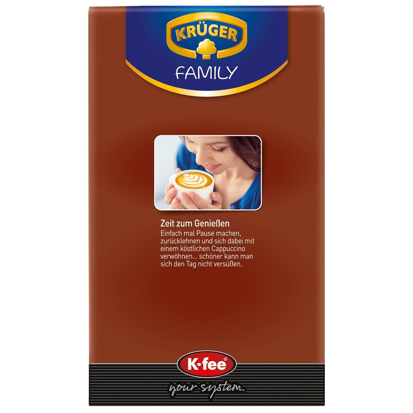 KRÜGER Cappuccino Schoko Capsule di caffè, compatibili con K-fee e ALDI EXPRESSI* Kapselmaschinen, caffè solubile aromatizzato, 96 capsule