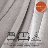 Copriletto in pile ultra morbido Brentford, grigio argento, matrimoniale grande - Letti e coperte 150 x 200 cm Beuche den Brentfords-Store