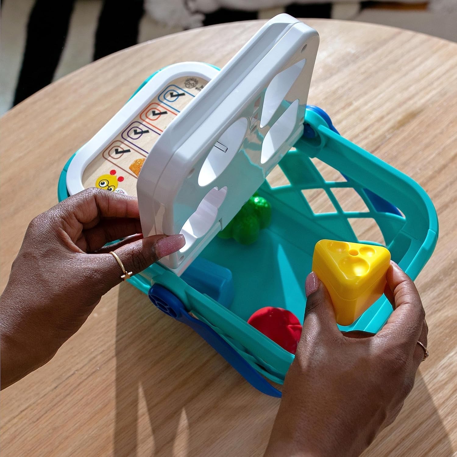 Baby Einstein + Hape Magic Touch Registrati Giocattolo Fai Finta di Check Out, con suoni e musica reali, da 9 mesi in su Bebe Toys Naty Shop