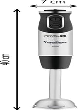 DD6558 DD655810 Quickchef Tauchmixer 3 in 1, tecnologia Powelix, 3 ripiani, acciaio inox, acciaio/nero Kitchen Naty Shop