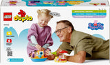 LEGO DUPLO La gita in barca di Peppa: set da gioco in barca giocattolo da costruire e ricostruire con 2 personaggi, giocattolo creativo, idea regalo per bambini di 2 anni, ragazzi e ragazze 10432 Set da costruzione Besuche den LEGO-Store