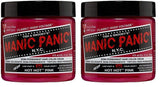 Manic Panic Hot Hot Pink Crema Classica Tintura Per Capelli Semi Permanente Vegan Cruelty Free 118 Ml Naty Shop Tintura Per Capelli Hot Hot Pink 118 Ml (Confezione Da 2)
