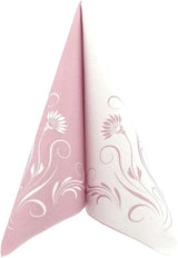 Appartina Elegantia 40X40 cm Tovaglioli Airlaid Simil Tessuto, Tovagliolo Nuziale di Alta Qualità, Tovaglioli Nuziali Simil Tessuto Tovaglioli Usa E Getta per Varie Occasioni (Rosa Antico)