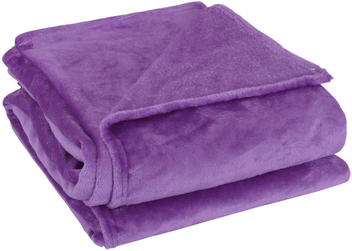 Mappa delle fonti di approvvigionamento Accogliente coperta copriletto Morbida e calda coperta in pile come coperta per il divano Coperta per divano Soggiorno e morbida coperta Coperta di lana morbido velluto peluche verde mela 150X200 cm Letti e coperte uxcell Viola 180X200 cm
