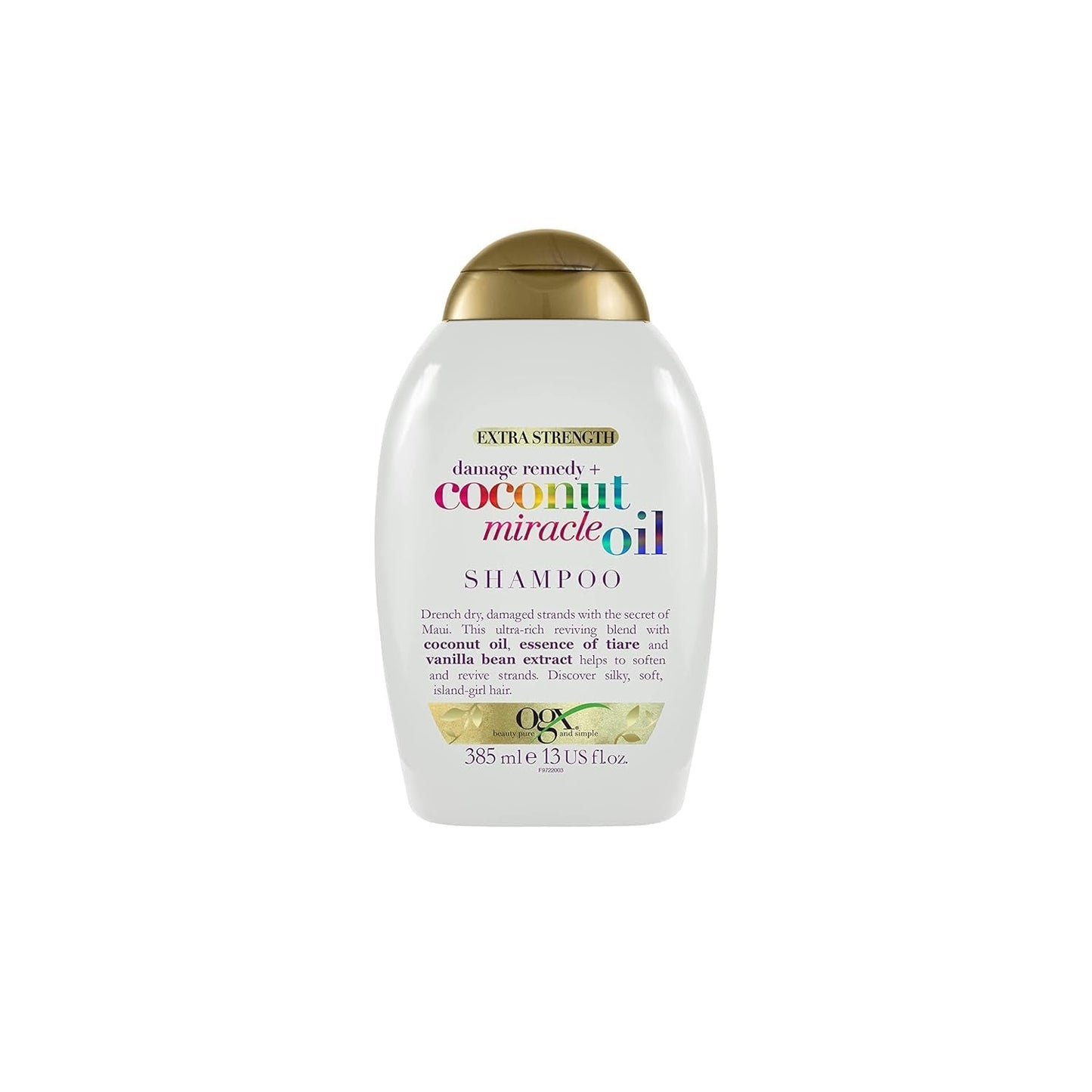 Balsamo all'olio di cocco miracoloso OGX, balsamo idratante per la cura dei capelli all'olio di cocco, shampoo OGX per la cura dei capelli da 385 ml