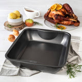 Zenker Xxl-Brat- Und Auslaufform (40 X 8 X 34 Cm) SPECIAL COOKING, Rechteckige Ofenform Mit Antihaftbebeschichtung, Backblech Für Krosse Braten & Saftige Aufläufe (Farbe: Schwarz), Menge: 1 Stück Stampi e vassoi per cuocere Naty Shop