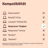 Di Amazon Heimkompostierbare Kaffeekapseln, compatibile con Nespresso, 100% kolumbianischer Arabica, 20 Stück – Rainforest Alliance-zertifiziert