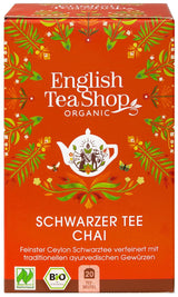 ETS - Tè nero Chai, Naturland BIO, 20 bustine di tè (confezione da 2)
