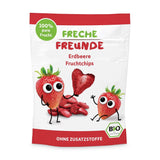 Patatine di frutta biologica al 100% fragole Patatine di fragole liofilizzate Confezione da 12 (12 x 12 g) e cuori croccanti Snack biologico per bambini e neonati alla banana e fragola (9 x 30 g) 270 g