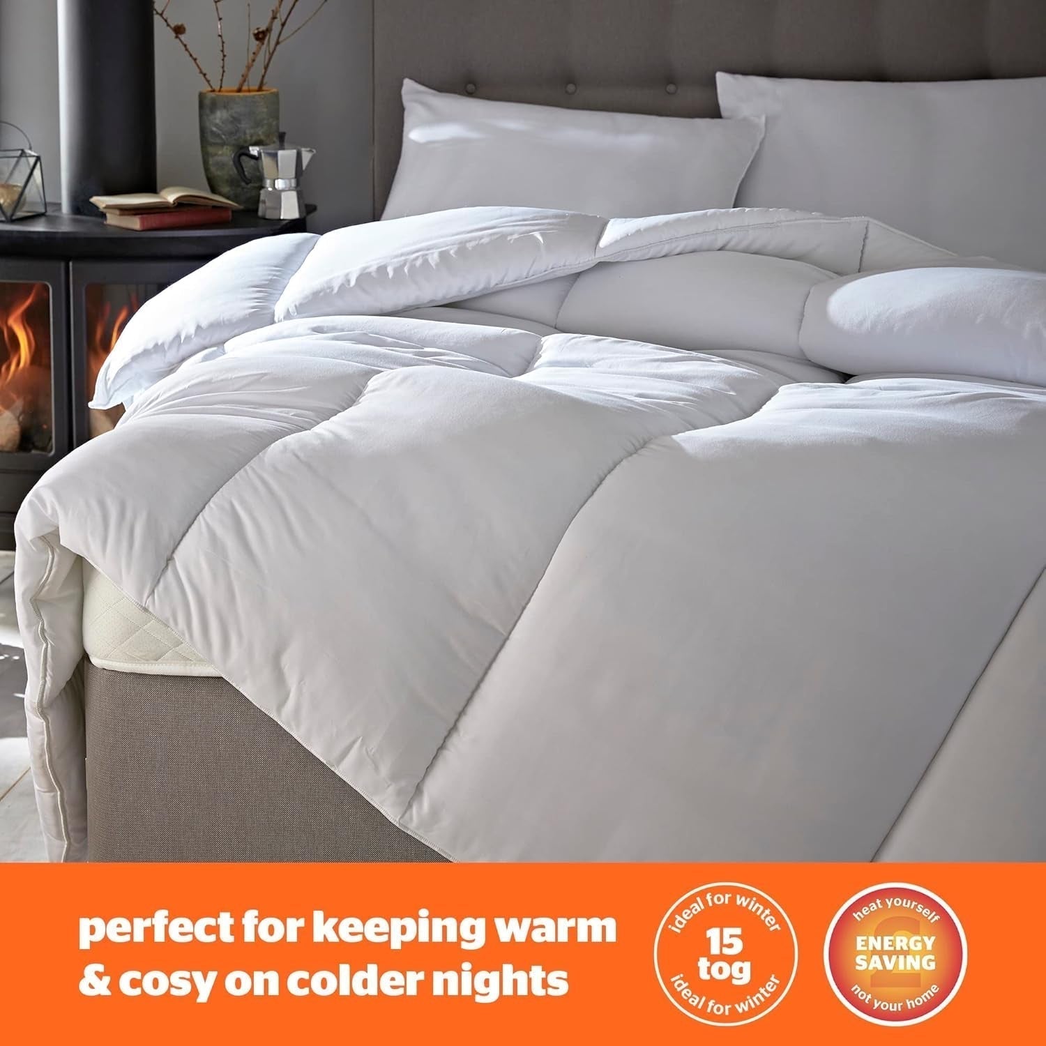 Piumino Silentnight Caldo E Accogliente - 15 Tog - Letto Singolo 135 X 200Cm Piumini e Trapunte Naty Shop