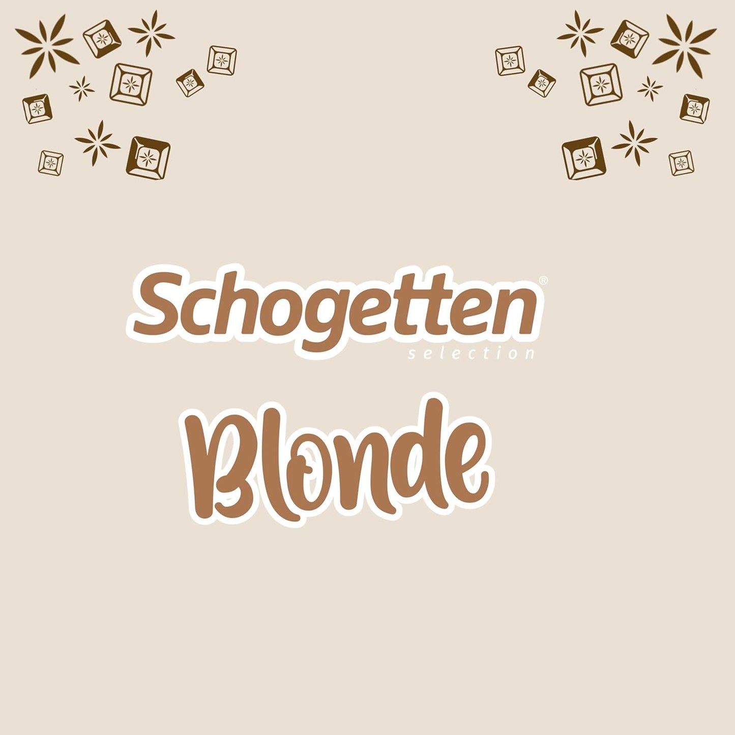 Schogetten Mandorla Bionda | Cioccolato bianco con pezzetti di caramello e mandorle | 100 g| Convenientemente porzionato (confezione da 2)