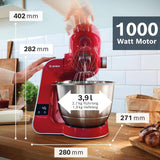 Robot da cucina Bosch Serie 4 MUM5X720, bilancia integrata, ciotola in acciaio inox 3,9 L, mixer 1,25 L, 1000 W Accessori Alimentazione e Allattamento Bebe Naty Shop