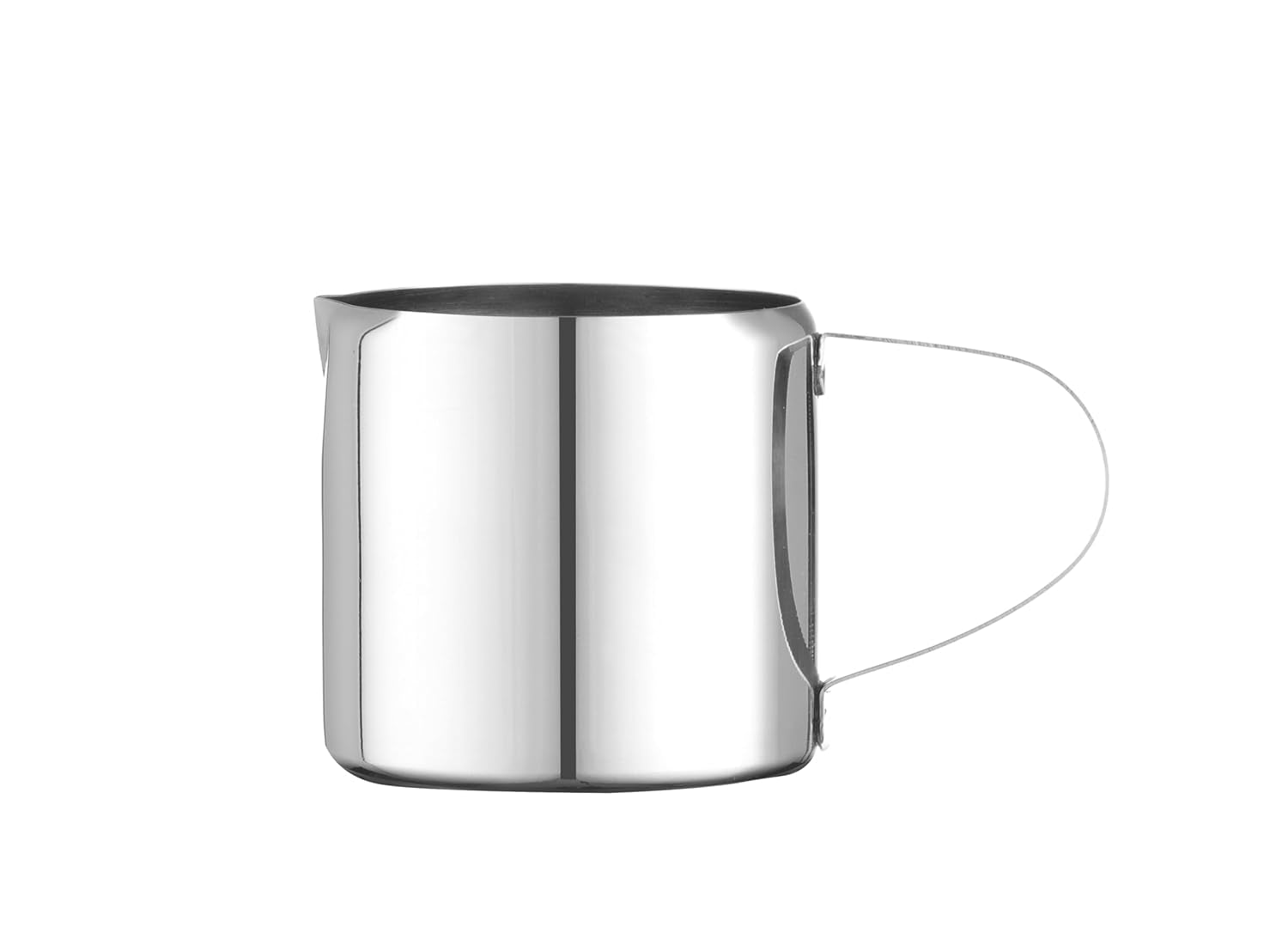 Mini tazza per il latte HENDI, design dritto, manico solido, brocca per la panna, brocca per il latte piccola, brocca per il montalatte, brocca per la panna montata, brocca per la panna montata, 120 ml, ø55 x (H) 55 mm, acciaio inossidabile