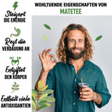 ORIGEENS BIO YERBA MATE TEA 1 KG - L'Originale I Non tostato, foglie, senza gambi, polvere e briciole I Bevanda energizzante e disintossicante