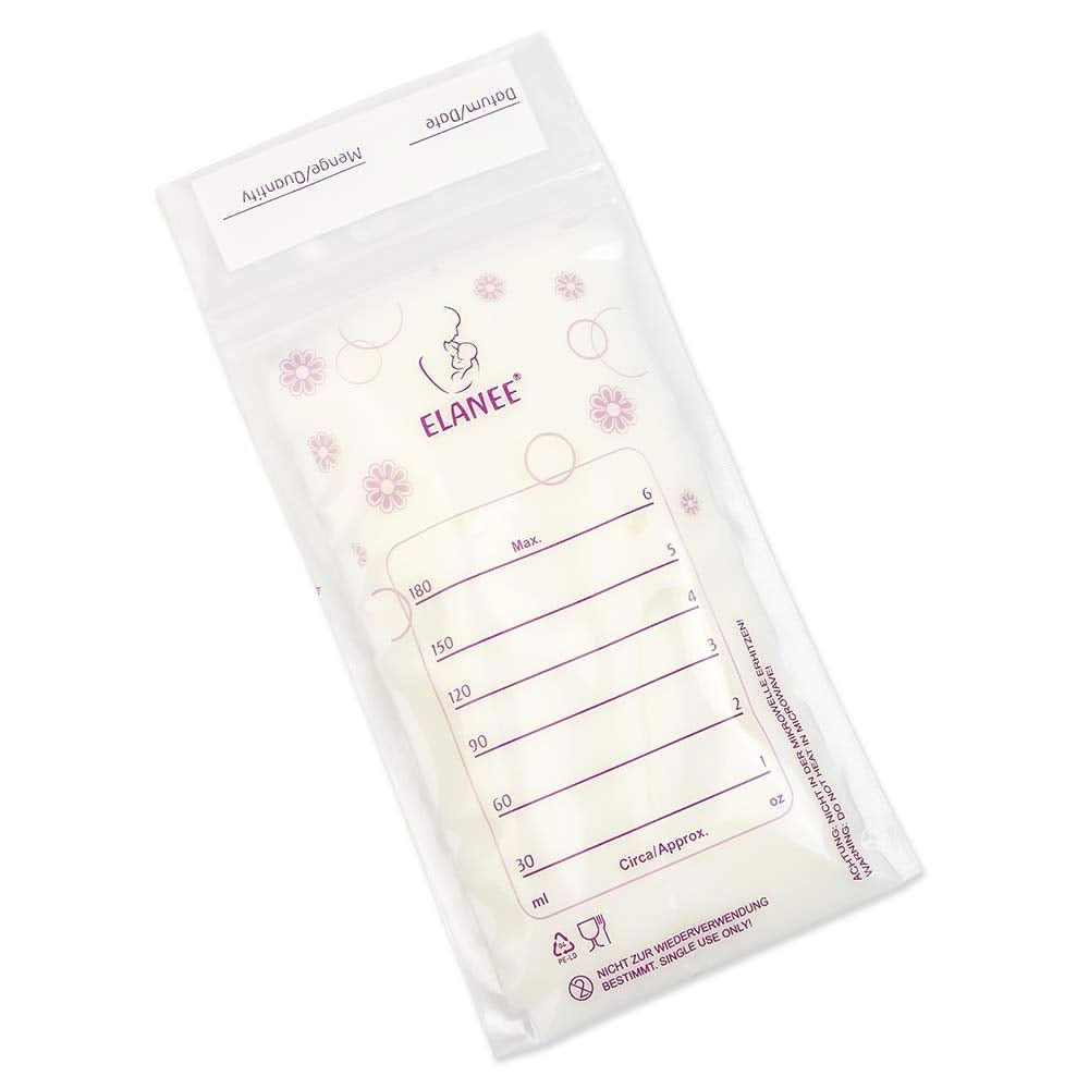 Buste per latte materno ELANEE, dal sapore neutro e presterilizzate Accessori Alimentazione e Allattamento Bebe Naty Shop
