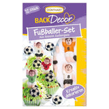 Günthart Backdecor 12 Giocatori di Calcio e Palloni da Calcio in Zucchero, 21 Grammi Naty Shop Sugar Soccer Player