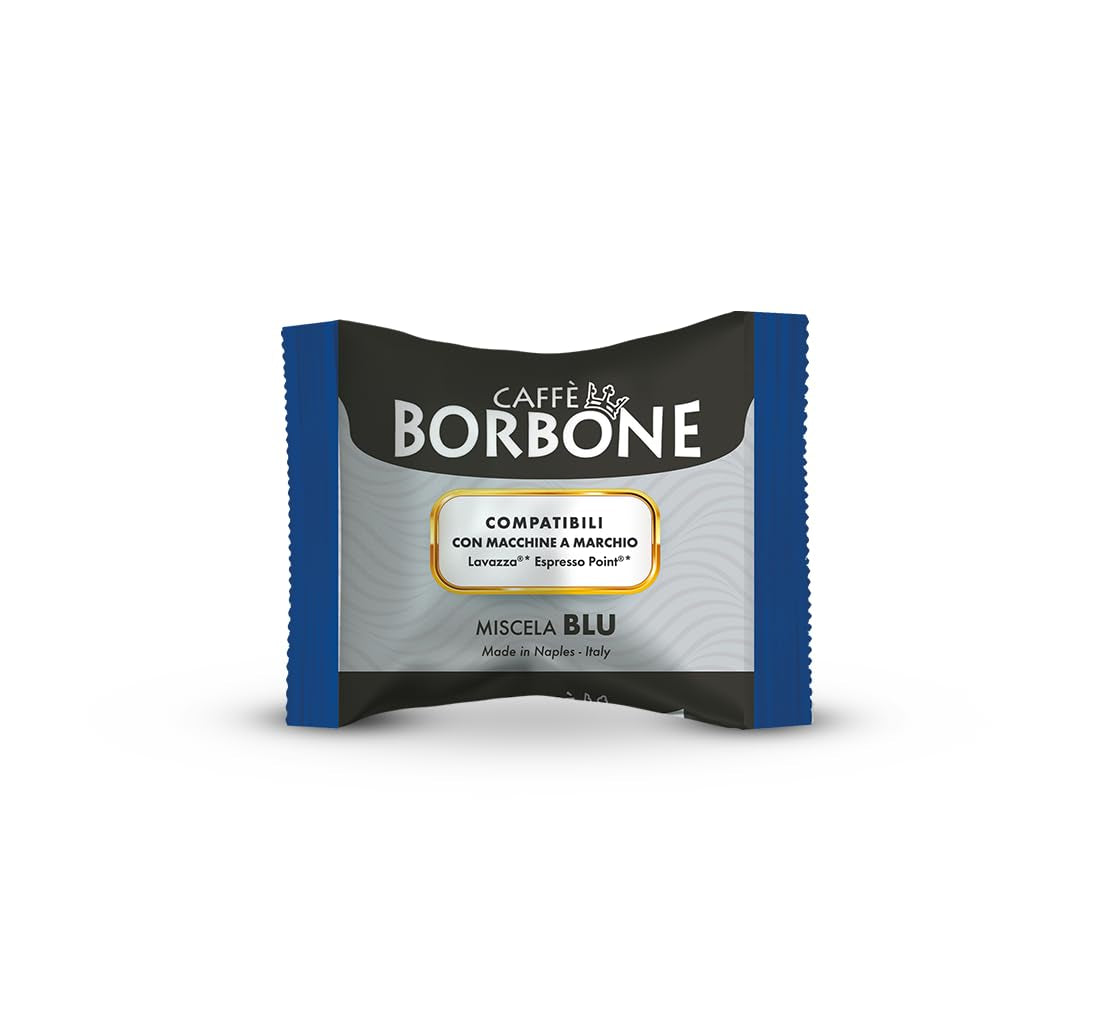 Caffè Borbone Blue Kaffeemischung - 100 Kapseln - Compatibile con Kaffeemaschinen der Marke Lavazza®* Espresso Point®*